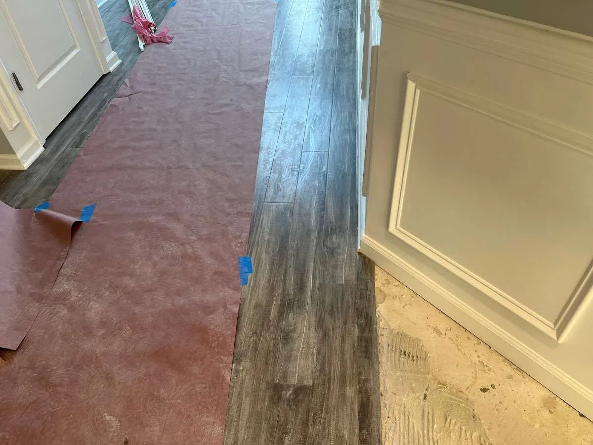 Completed marble shower restoration in Rogers